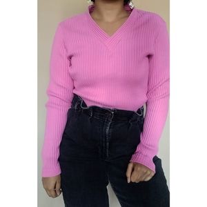 Retro ribbed sweater!